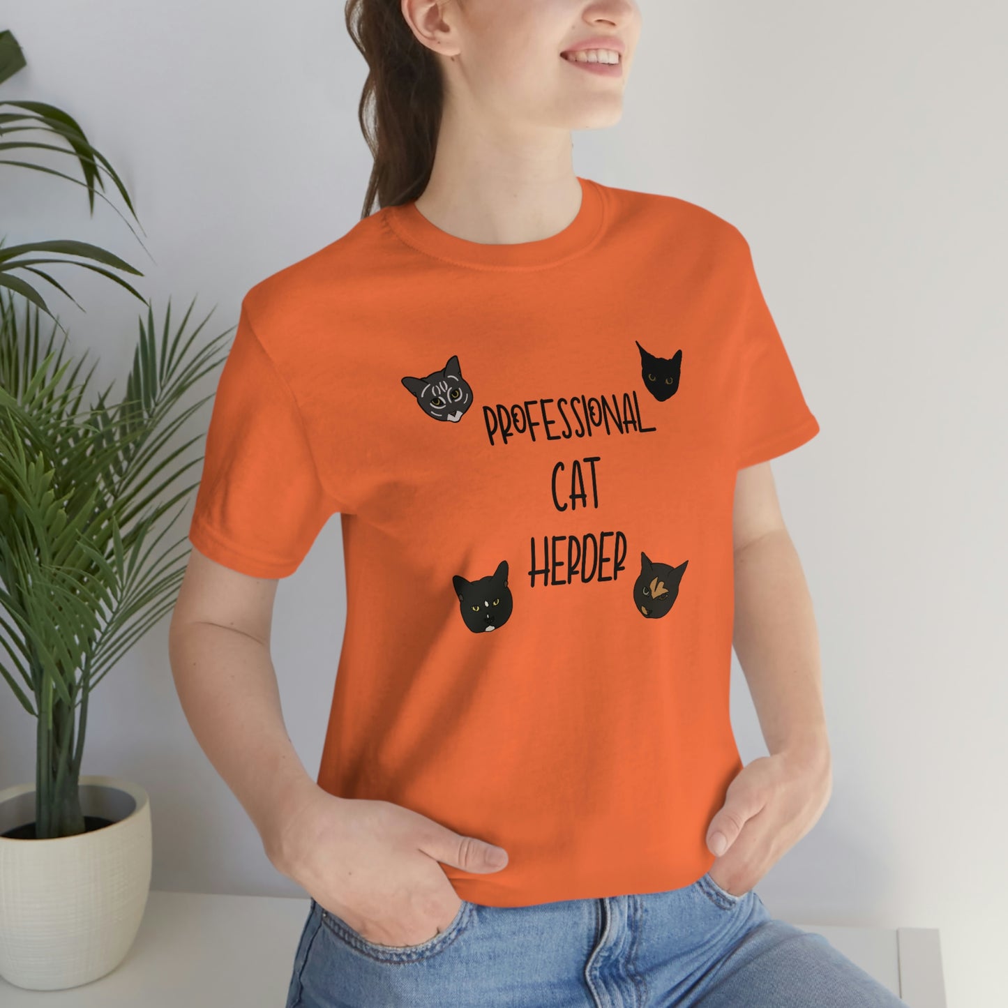 Assistant = Professional Cat Herder - Unisex Jersey Short Sleeve Tee