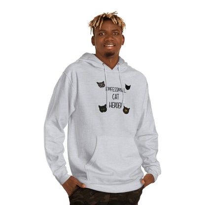 Assistant = Professional Cat Herder - Unisex Hooded Sweatshirt