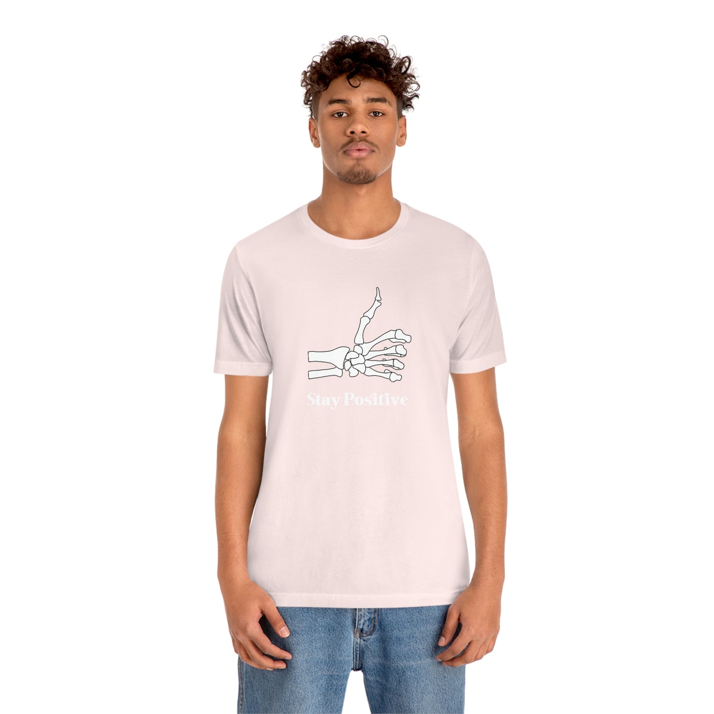 Stay Positive - Unisex Jersey Short Sleeve Tee