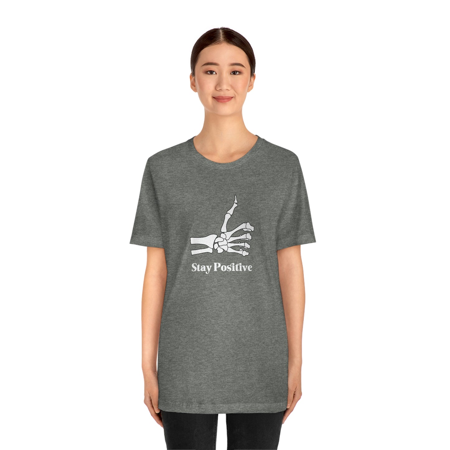 Stay Positive - Unisex Jersey Short Sleeve Tee
