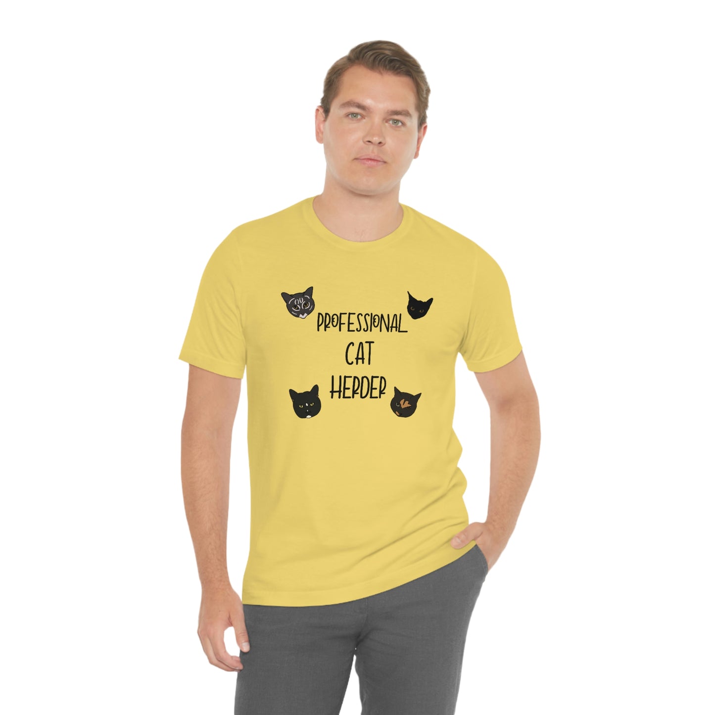 Assistant = Professional Cat Herder - Unisex Jersey Short Sleeve Tee