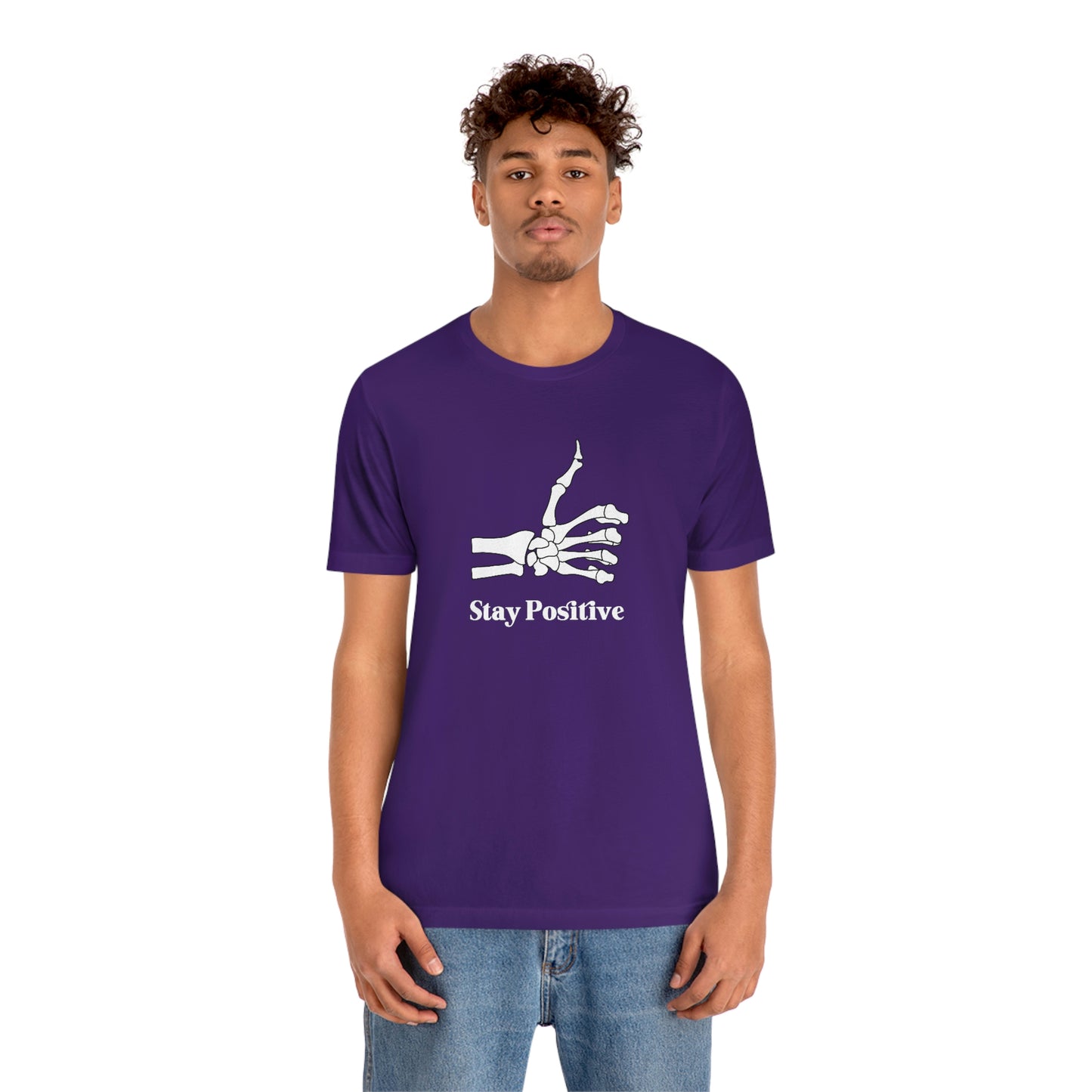 Stay Positive - Unisex Jersey Short Sleeve Tee