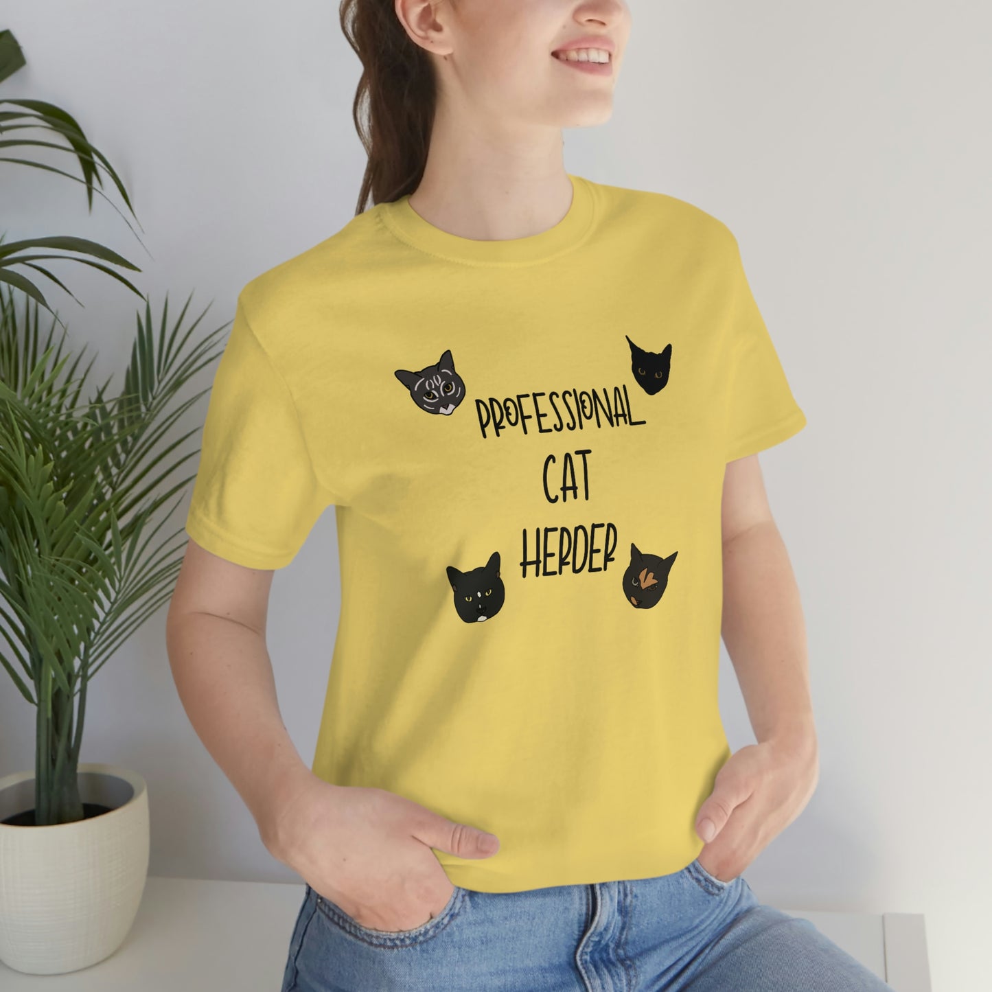 Assistant = Professional Cat Herder - Unisex Jersey Short Sleeve Tee