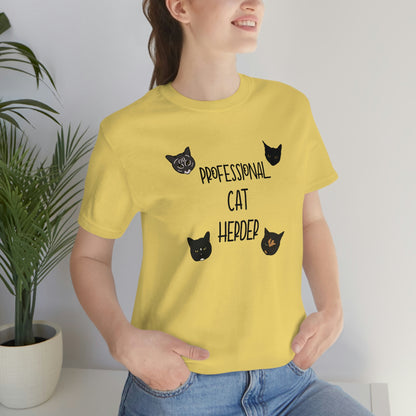 Assistant = Professional Cat Herder - Unisex Jersey Short Sleeve Tee