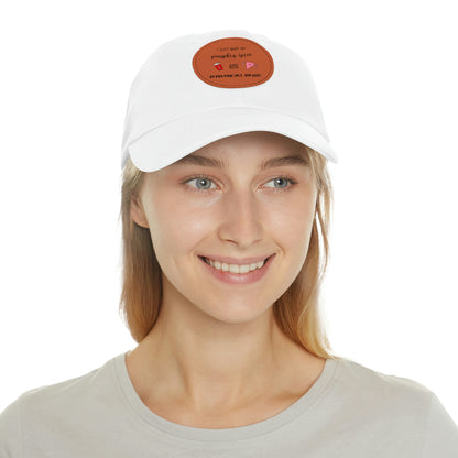 Reproductive Rights Are Human Rights - Dad Hat with Leather Patch (Round)