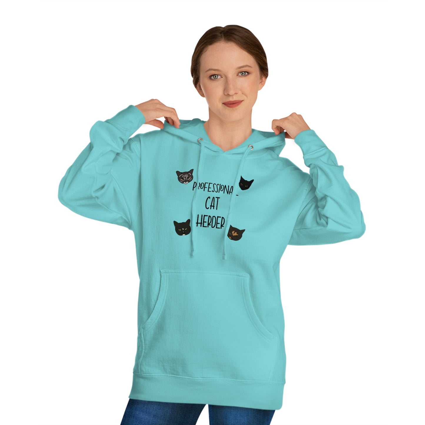 Assistant = Professional Cat Herder - Unisex Hooded Sweatshirt