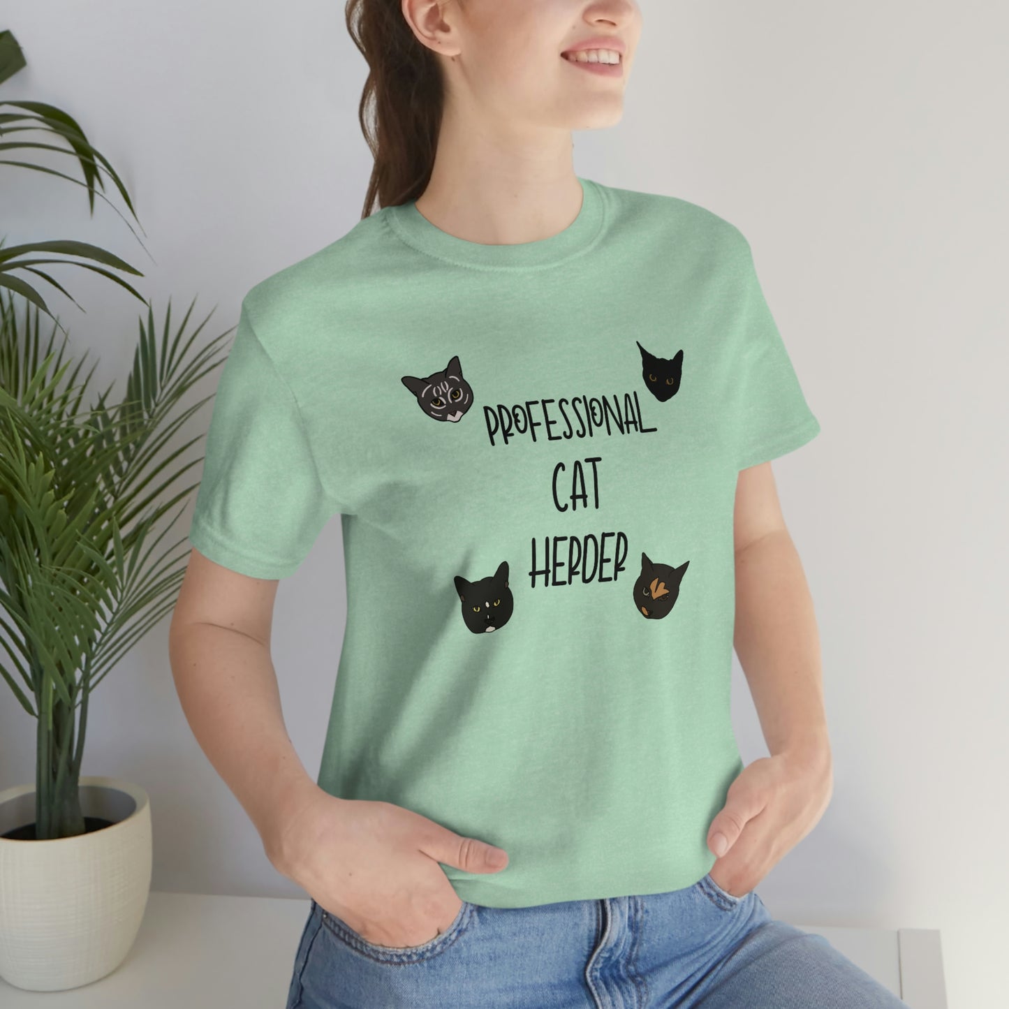 Assistant = Professional Cat Herder - Unisex Jersey Short Sleeve Tee