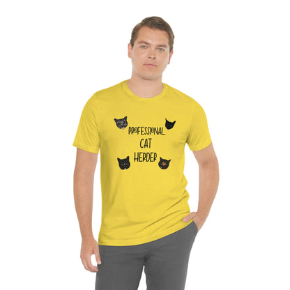 Assistant = Professional Cat Herder - Unisex Jersey Short Sleeve Tee