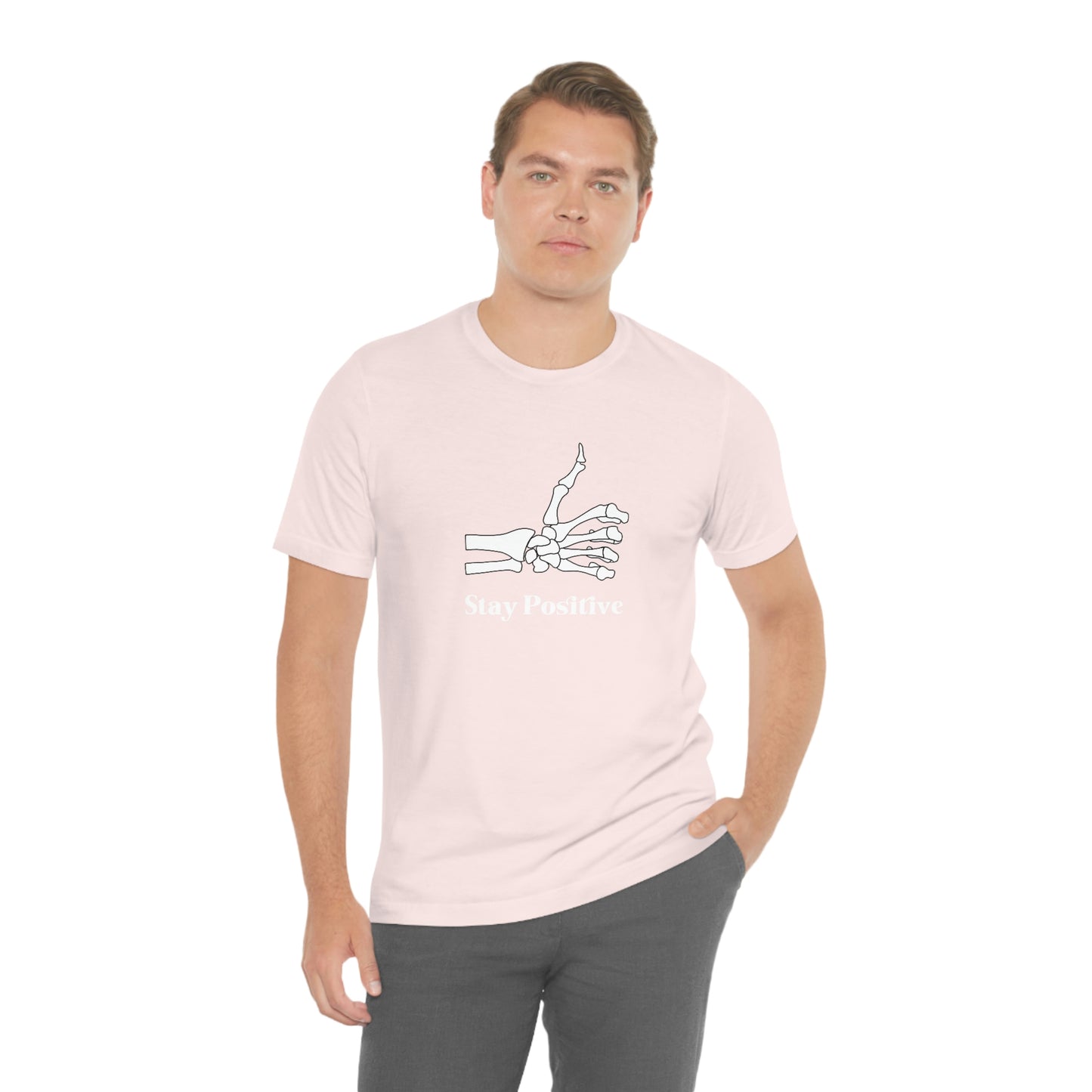 Stay Positive - Unisex Jersey Short Sleeve Tee