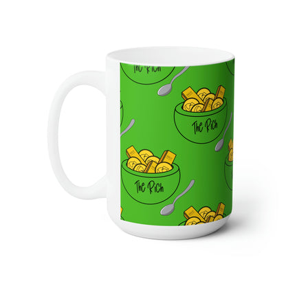 Eat the Rich - Solid 15 oz mug