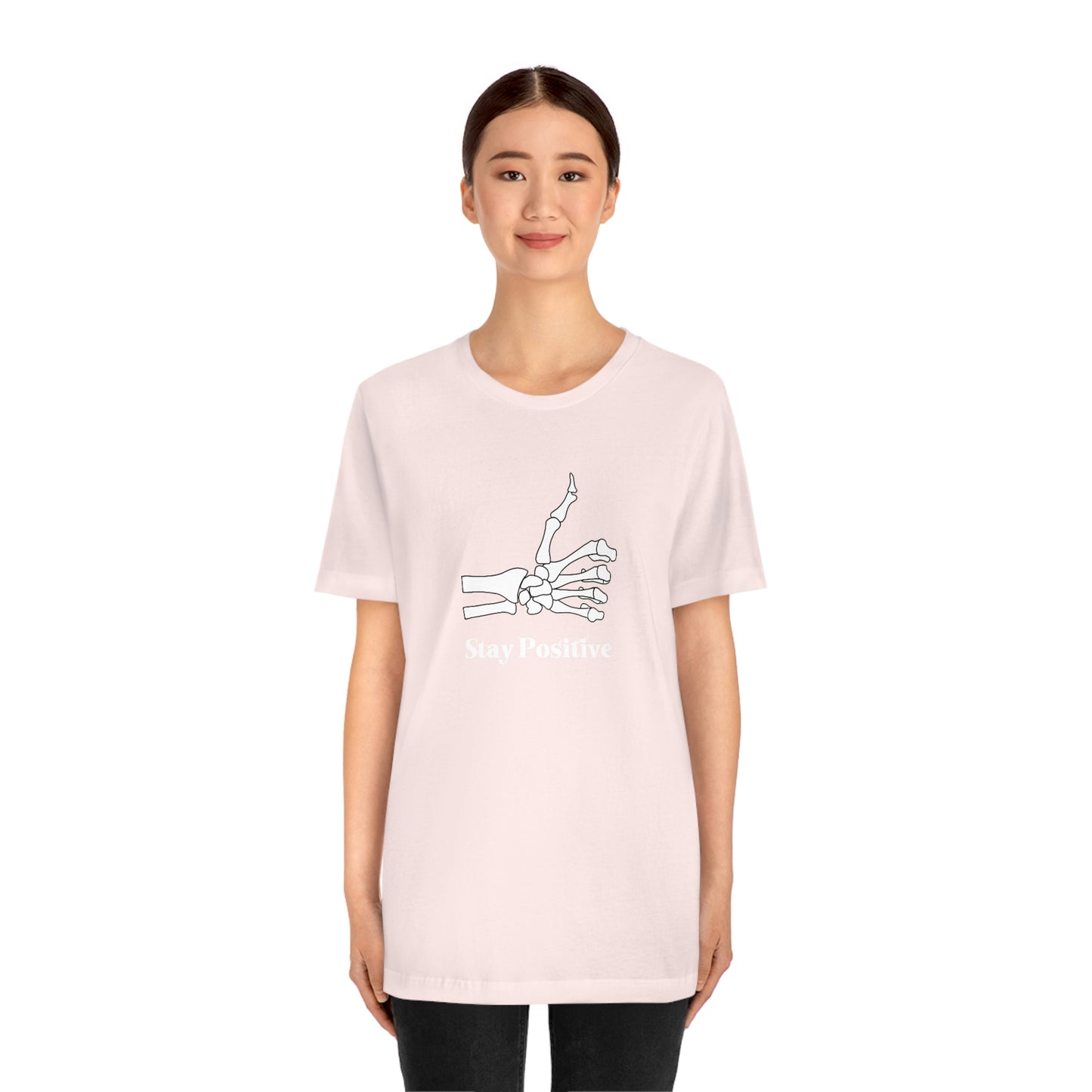Stay Positive - Unisex Jersey Short Sleeve Tee