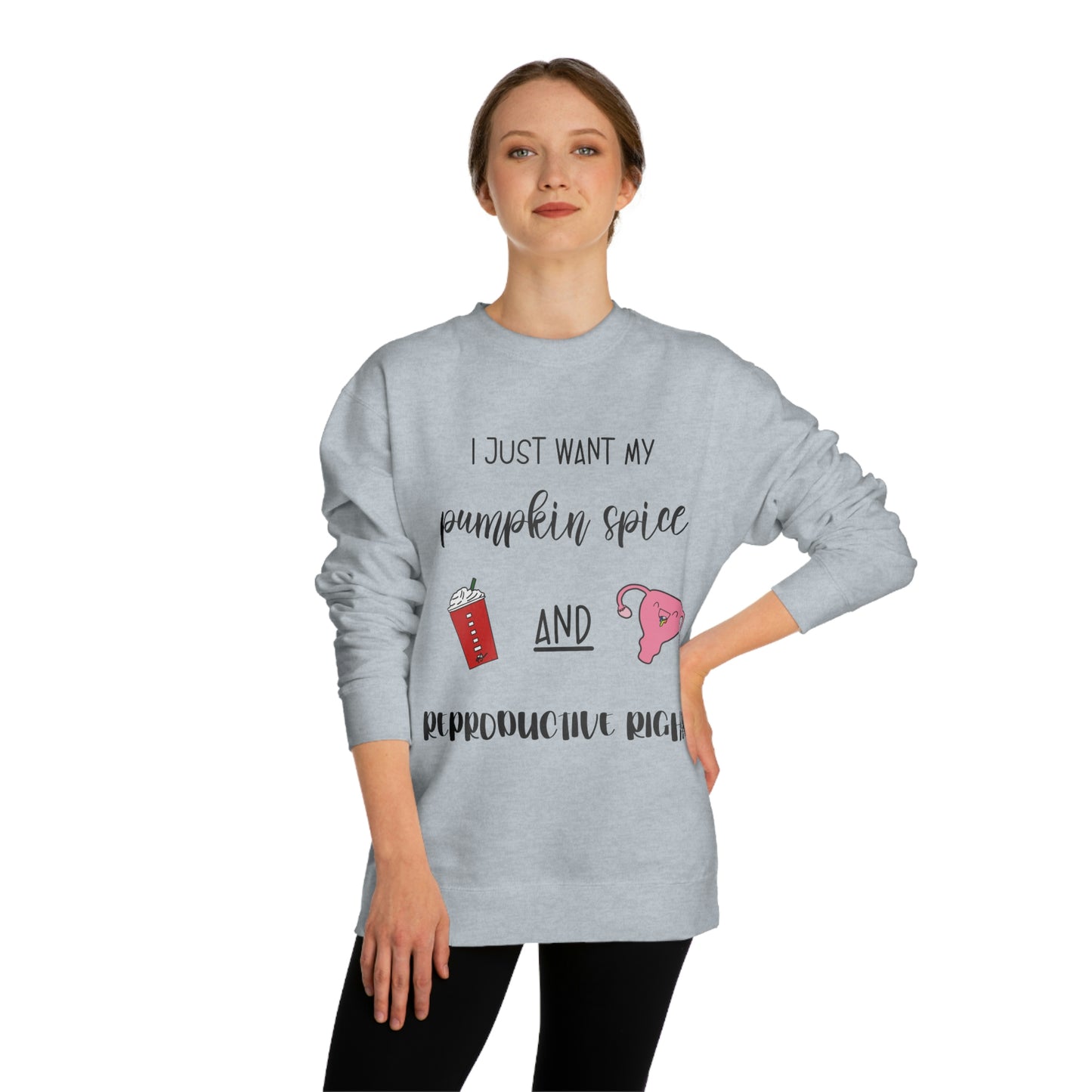 Reproductive Rights Are Human Rights - Unisex Crew Neck Sweatshirt