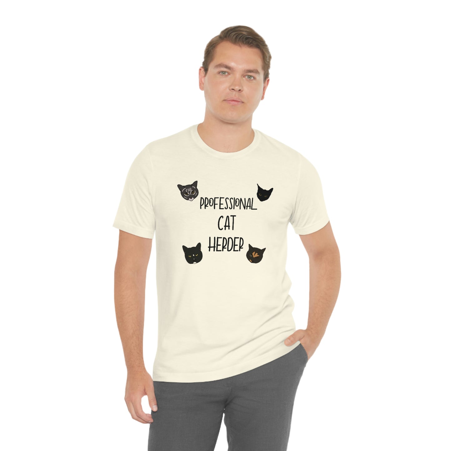 Assistant = Professional Cat Herder - Unisex Jersey Short Sleeve Tee