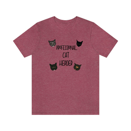 Assistant = Professional Cat Herder - Unisex Jersey Short Sleeve Tee