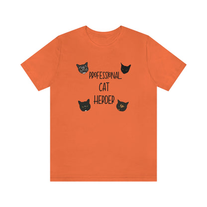 Assistant = Professional Cat Herder - Unisex Jersey Short Sleeve Tee