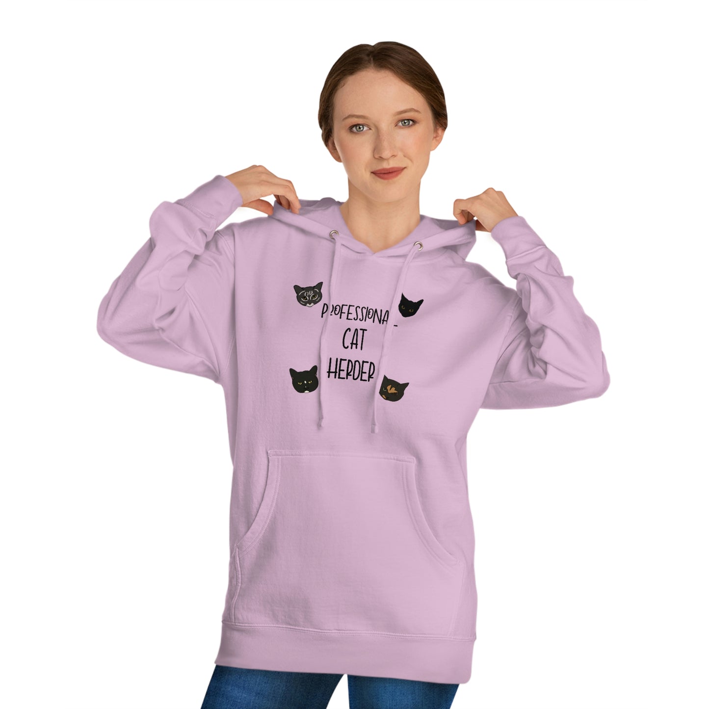 Assistant = Professional Cat Herder - Unisex Hooded Sweatshirt