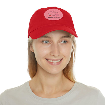 Reproductive Rights Are Human Rights - Dad Hat with Leather Patch (Round)