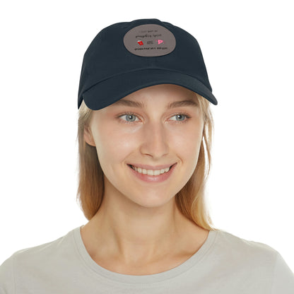 Reproductive Rights Are Human Rights - Dad Hat with Leather Patch (Round)