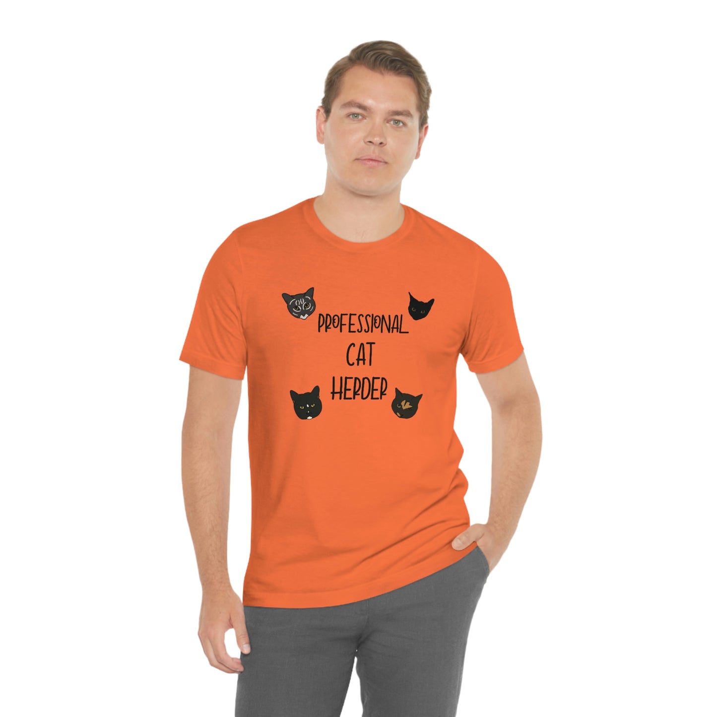 Assistant = Professional Cat Herder - Unisex Jersey Short Sleeve Tee