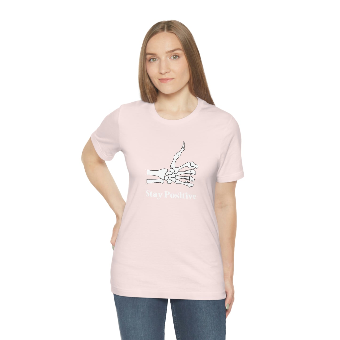 Stay Positive - Unisex Jersey Short Sleeve Tee