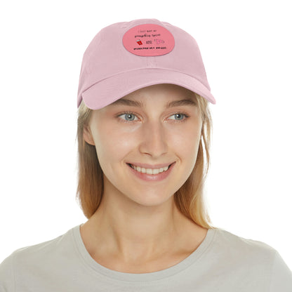 Reproductive Rights Are Human Rights - Dad Hat with Leather Patch (Round)