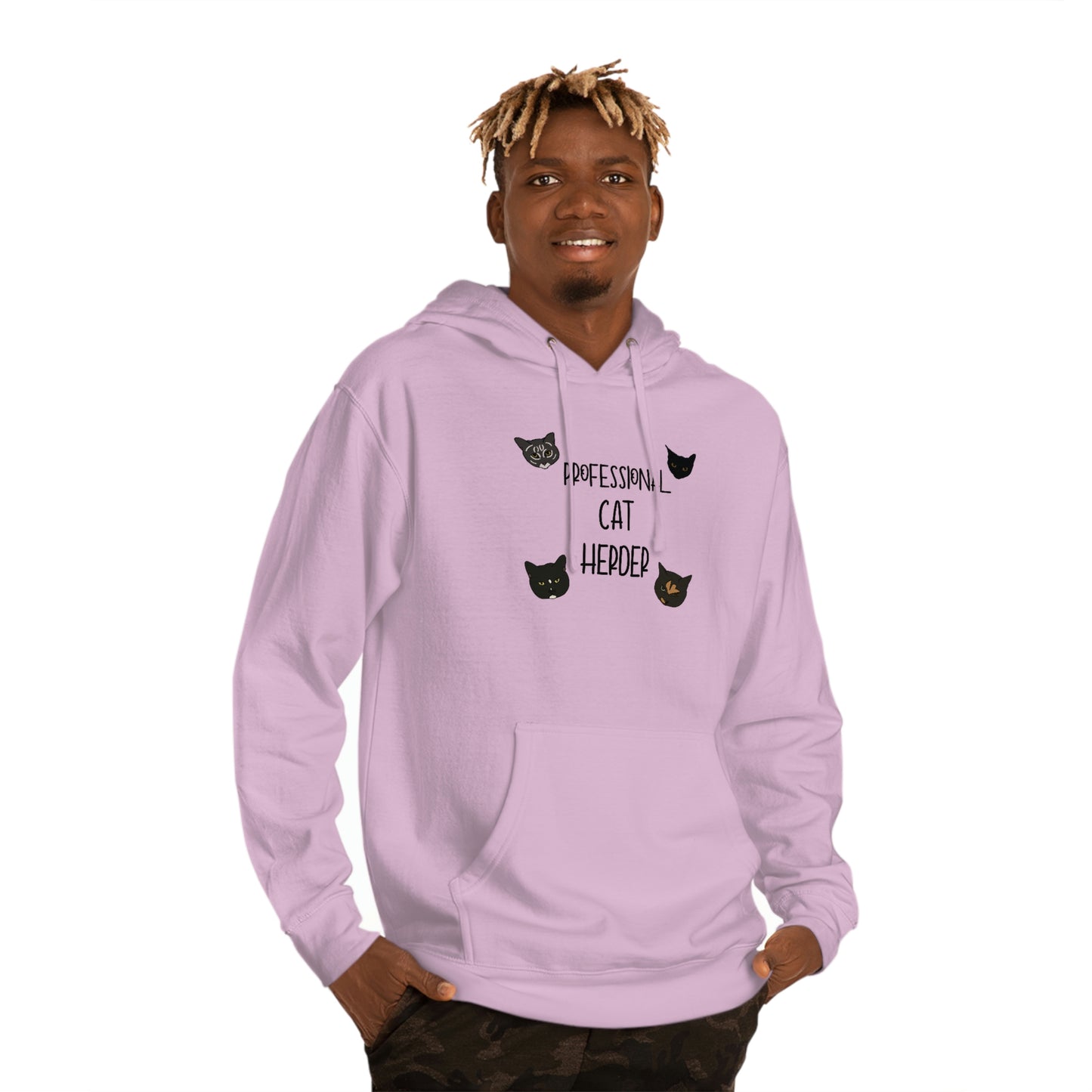 Assistant = Professional Cat Herder - Unisex Hooded Sweatshirt
