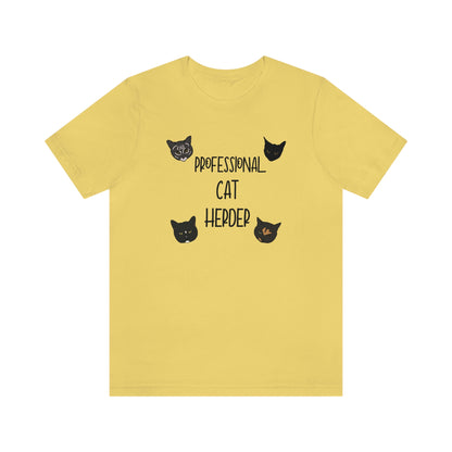 Assistant = Professional Cat Herder - Unisex Jersey Short Sleeve Tee